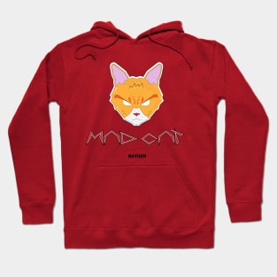 Mad orange cat Hoodie